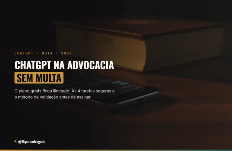Como usar ChatGPT na advocacia com segurança